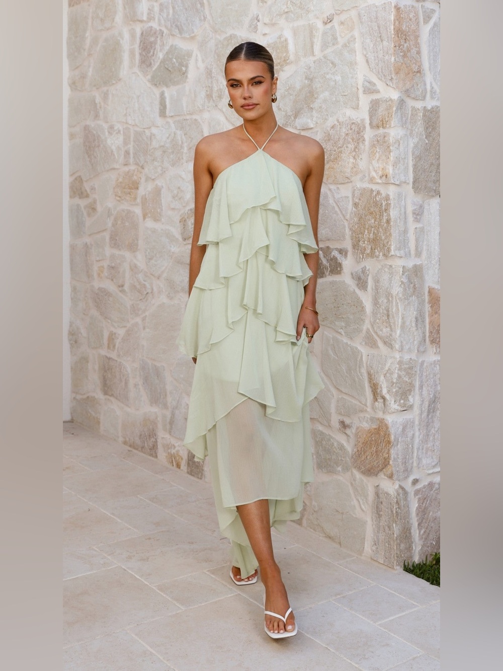 Billy J Soho Maxi Dress - Sage